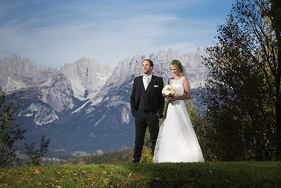 Heiraten @  Golf & Spa Resort Grand Tirolia Kitzbühel  vor grandioser Kulisse  (©Foto: Alexander Gliederer)